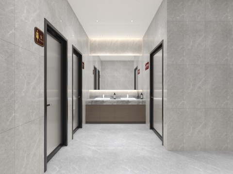 Modern Public Toilet Toilet Toilet Men's and Women's Toilet Barrier-free Toilet Third Toilet