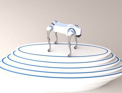 AI Technology Exhibits Intelligent Robot# Bionic Robot Future Technology Robot Dog