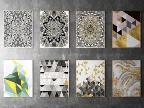 Modern Hanging Picture Combination