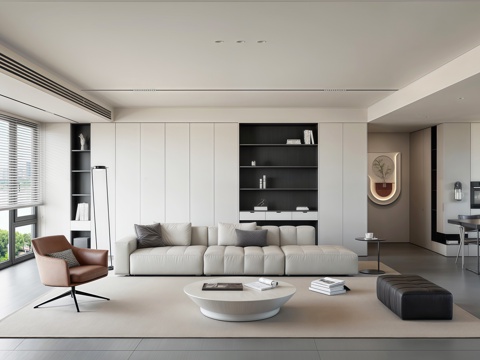 Modern living room sofa coffee table combination