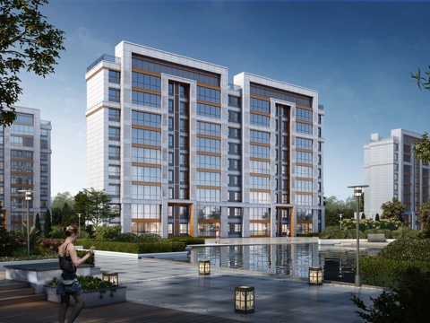 Modern Residential Building High-rise Building Residential Building Appearance