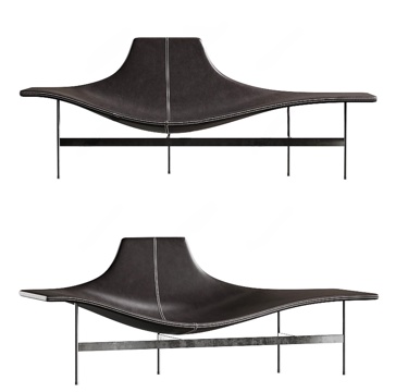 Modern chaise longue sofa stool