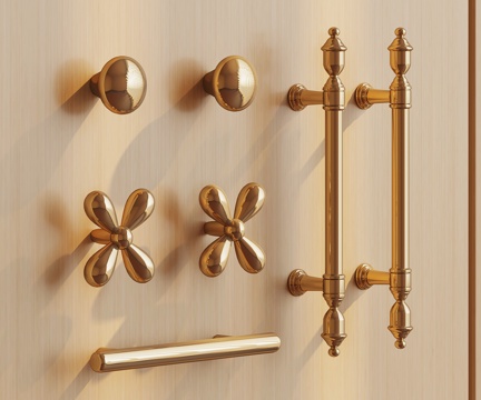 French antique handle cabinet door handle