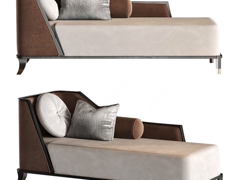 Modern chaise longue sofa stool