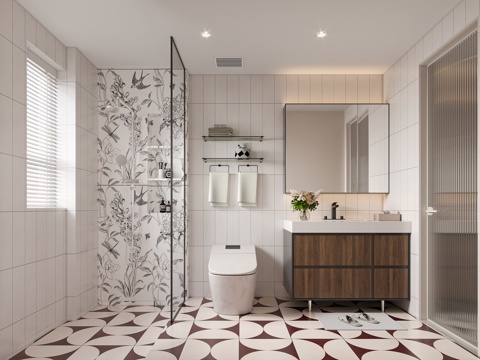 Antique toilet_toilet_sink_bathroom cabinet_advanced shower_toilet_mirror