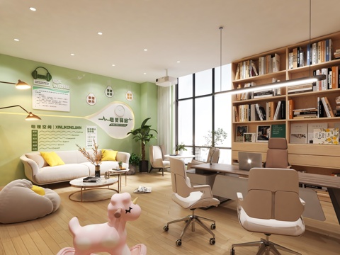 Psychological Consultation Room Mind Station Decompression Room Psychological Diagnosis and Therapy Room Psychological Room Children Psychological Consultation Room