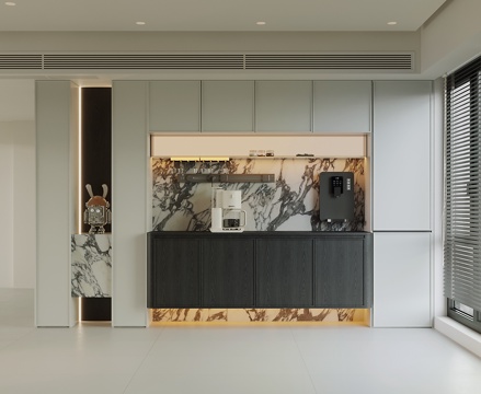 Modern Minimalist Sideboard Decorative Sideboard Water Bar Counter Dining Table Coffee Machine Water Dispenser