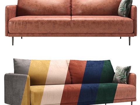 Double sofa sofa