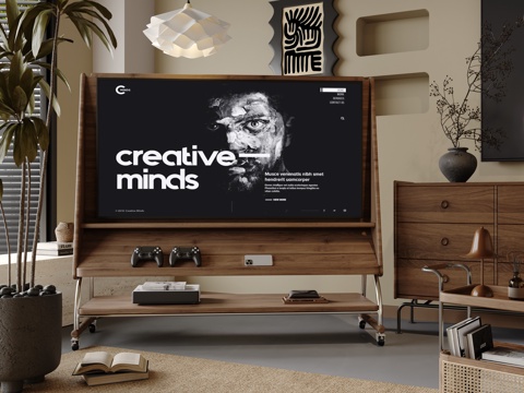 Middle ancient bracket TV mobile TV floor TV