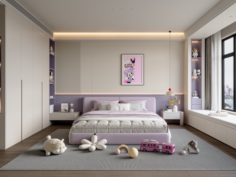 Modern Girls kids Bedroom