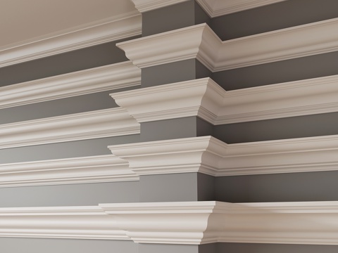 Top line modern top line material line plaster line