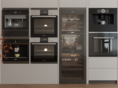 Modern Embedded Water Dispenser Water Dispenser Oven Combination Wine Cabinet Refrigerator Direct Drinking Machine Oven