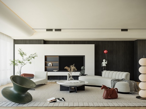 Modern Minimalist Living Room