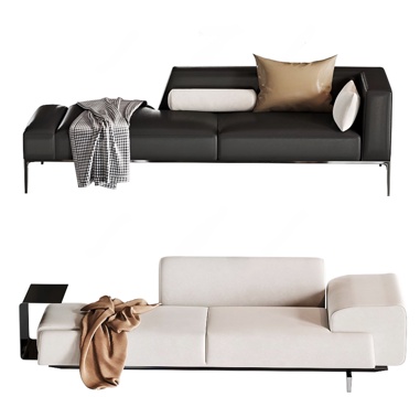 Modern chaise longue sofa stool