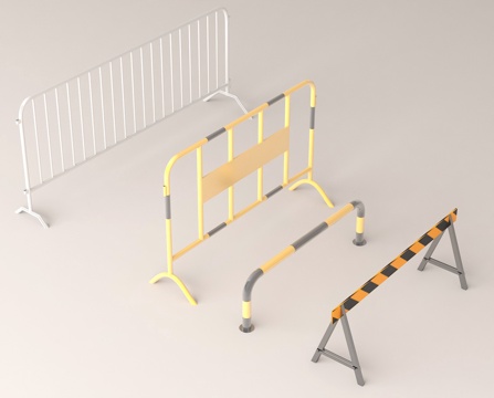 Municipal engineering guardrail traffic protection facilities warning barricades