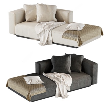 Modern chaise longue sofa stool