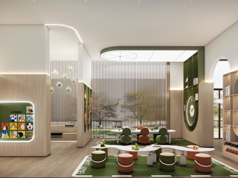 Overhead reading area