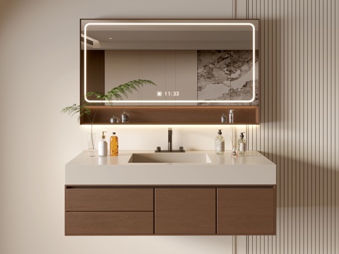 Modern Bathroom Cabinet Bathroom Basin Bathroom Ornaments