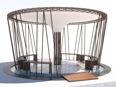Modern style landscape pavilion