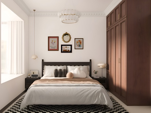 American Retro Bedroom