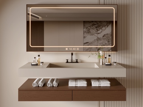 Modern Bathroom Cabinet Bathroom Basin Bathroom Ornaments