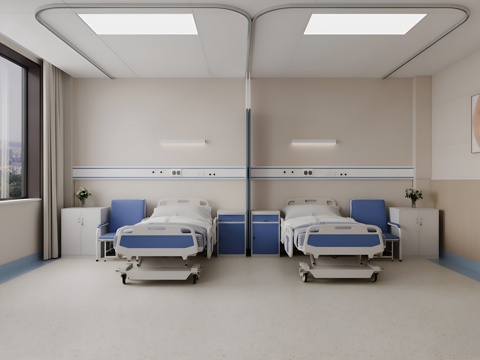modern hospital ward