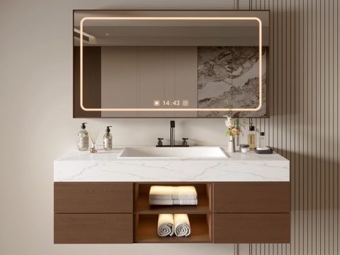 Modern Bathroom Cabinet Bathroom Basin Bathroom Ornaments