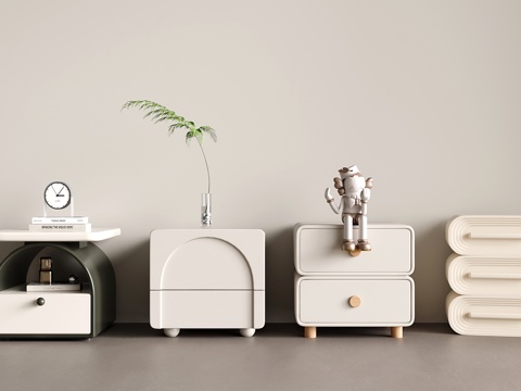 Cream Style bedside table