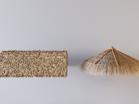 Modern thatched roof thatched hut square roof round roof