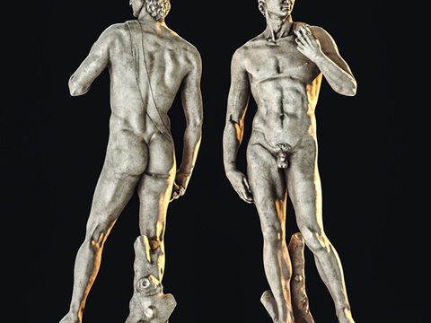 Sculpture Plaster Figure Sculpture