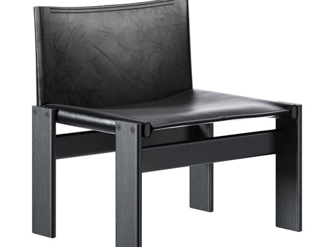 Molteni & C Middle and Ancient Style Lounge Chair Vintage Leisure Chair Minimalist Leisure Chair