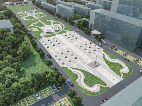 Modern Park Square