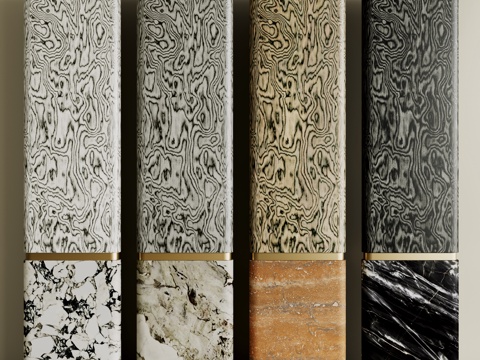 Modern Wood Marble Material Map
