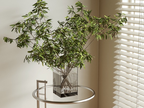 modern green aquatic plants