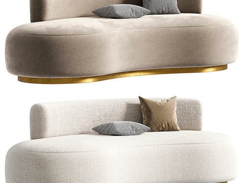 Modern Affordable Luxury Style Fabric Casual Sofa
