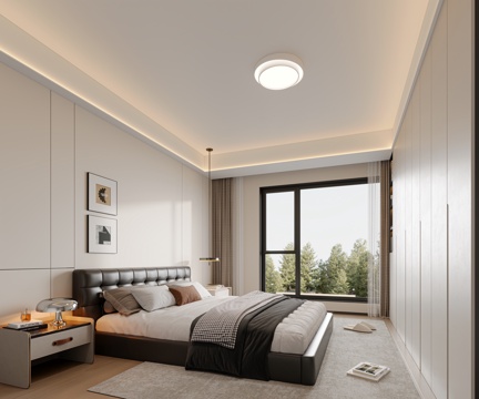 Modern bedroom master room