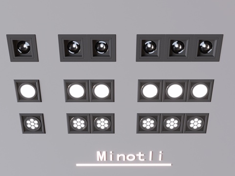 Grille lamp Downlight