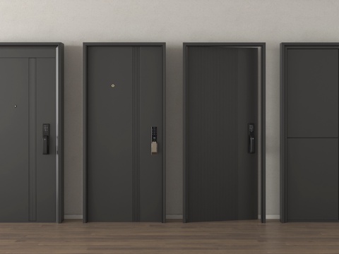 Single door security door entry door entry door