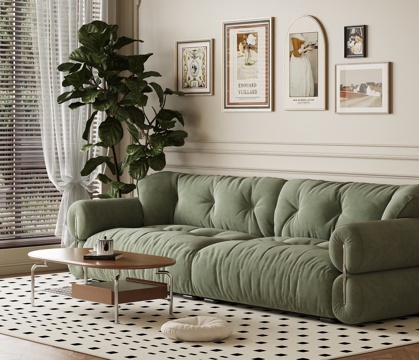 medieval vintage sofa Sectional Sofa double sofa combination