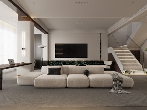 Modern Living&Dining Room