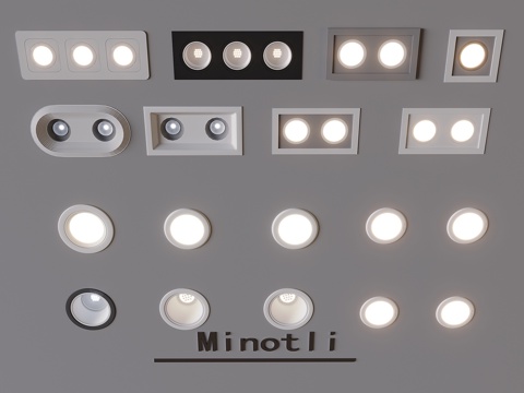 Grille lamp Downlight