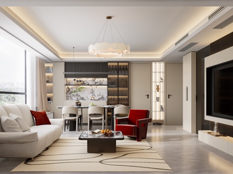 Modern Living&Dining Room