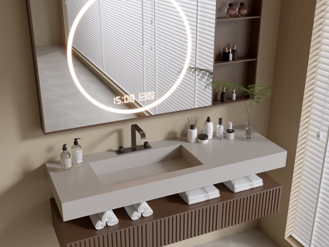 Modern Bathroom Cabinet Bathroom Basin Bathroom Ornaments