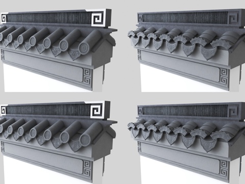 Enclosing wall, courtyard wall, horse head wall