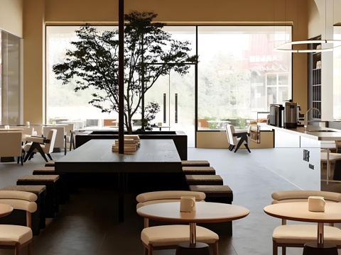 Modern Coffee Shop Log Coffee Shop Coffee Table and Chair Coffee Shop Console Coffee Shop Card Seat