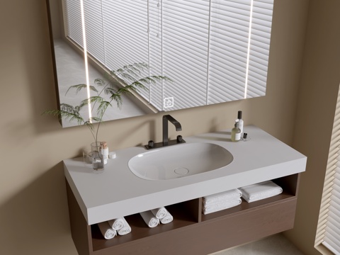 Modern Bathroom Cabinet Bathroom Basin Bathroom Ornaments