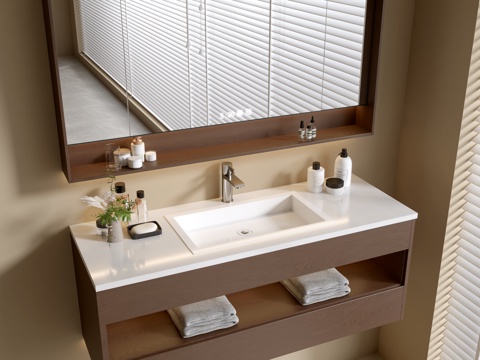 Modern Bathroom Cabinet Bathroom Basin Bathroom Ornaments