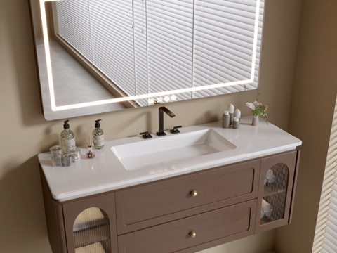Modern Bathroom Cabinet Bathroom Basin Bathroom Ornaments