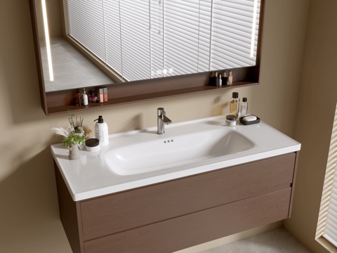 Modern Bathroom Cabinet Bathroom Basin Bathroom Ornaments