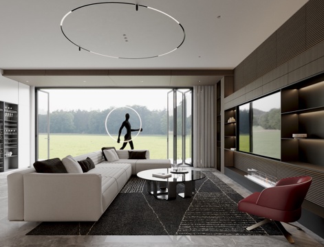 Modern Italian Living Room